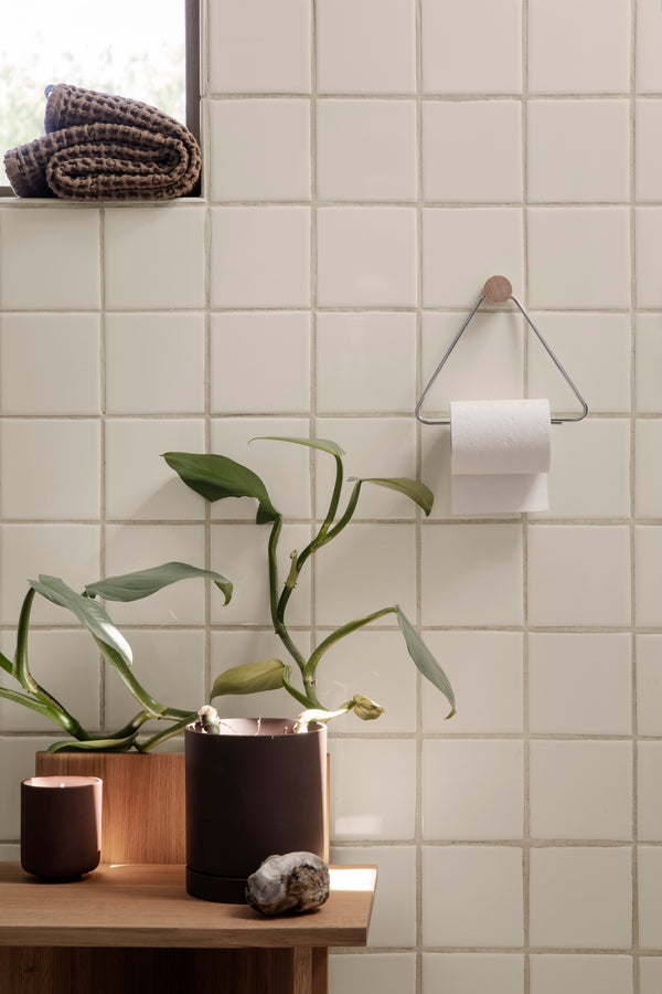 Ferm Living Toilet Paper Holder - Chrome - SALE