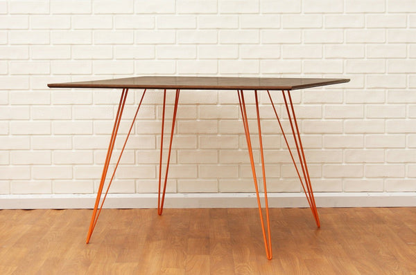 Tronk Williams Dining Table - Rectangular Small Maple Blood Red