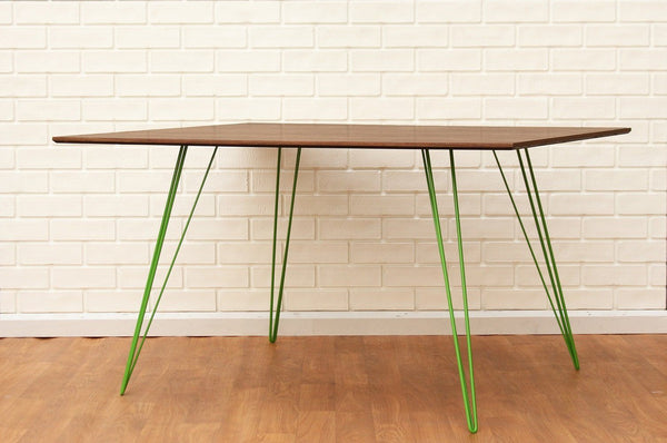 Tronk Williams Dining Table - Rectangular Small Maple Blood Red