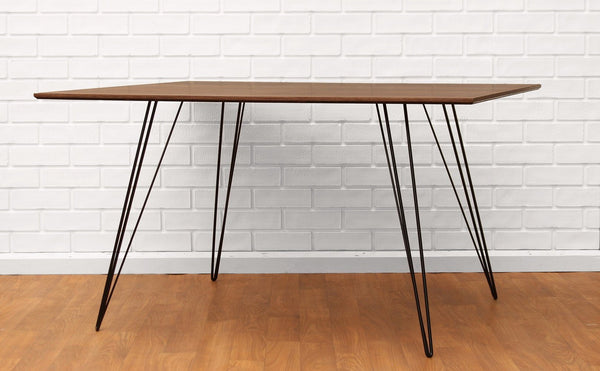 Tronk Williams Dining Table - Rectangular Small Maple Blood Red
