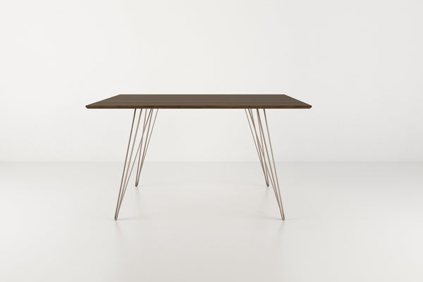 Tronk Williams Dining Table - Rectangular Small Maple Blood Red