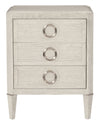 Bernhardt Domaine Blanc 3 Drawer Nightstand