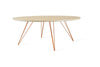 Tronk Williams Coffee Table - Circular Large Maple Orange