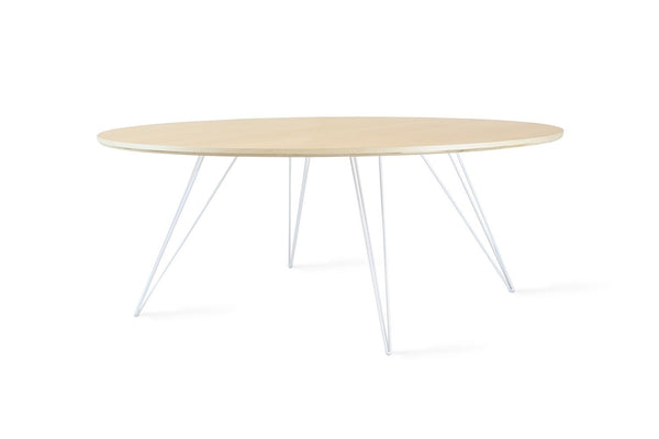 Tronk Williams Coffee Table - Circular Small Maple Blood Red