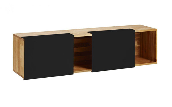 Mash Studios LAX 3X Wall Mounted Shelf Matte Black 