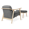 GUS Modern Baltic Chair & Ottoman