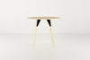Tronk Clarke Dining Table - Circular Small Maple Black