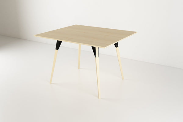 Tronk Clarke Dining Table - Rectangular Small Walnut Black