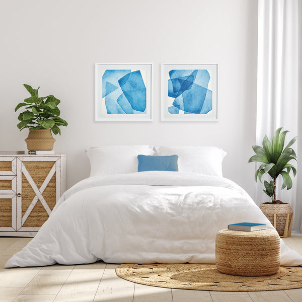Napa Home & Garden Abstract Watercolor Prints - Set Of 2