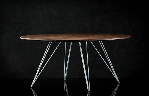 Tronk Williams Coffee Table - Circular Small Maple Blood Red