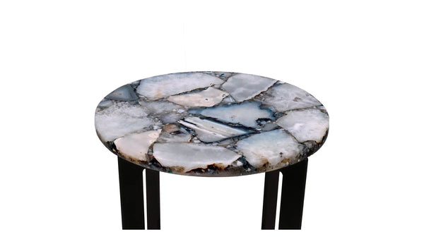 Moe's Blanca Agate Accent Table