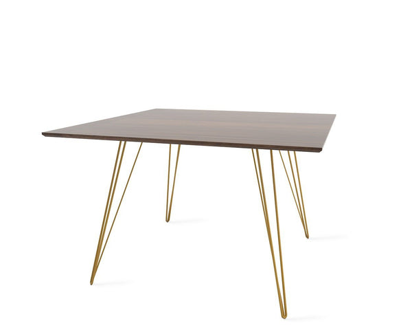 Tronk Williams Dining Table - Rectangular Small Maple Blood Red