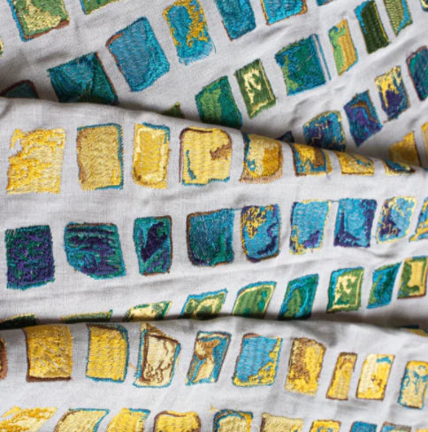 Ann Gish Tesserae Mosaic Throw