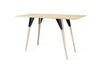 Tronk Clarke Desk No Drawer Maple Black