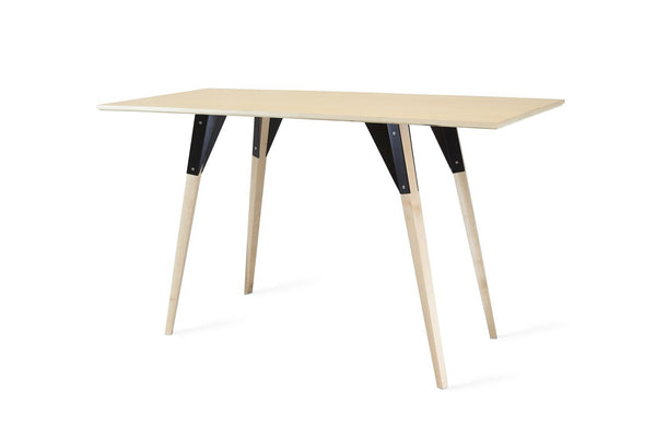 Tronk Clarke Desk No Drawer Walnut Black