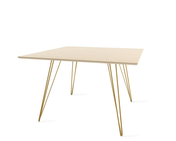 Tronk Williams Dining Table - Rectangular Small Maple Blood Red