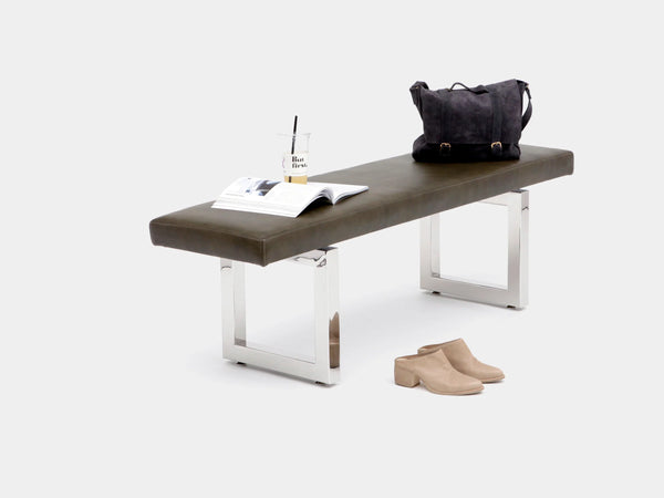 Artless GAX 16 Leather Bench - Matte Black