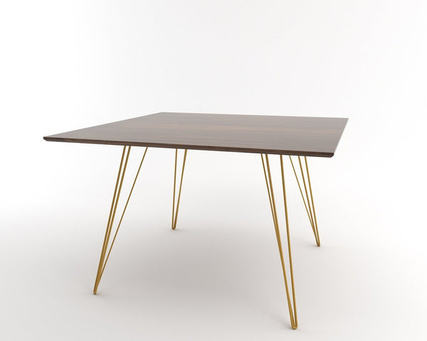 Tronk Williams Dining Table - Square Small Maple Blood Red