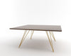 Tronk Williams Coffee Table - Square Large Walnut Mustard