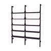 GUS Branch-2 Shelving Unit Upright Ash Black/Brackets Black/Self Ash Black 