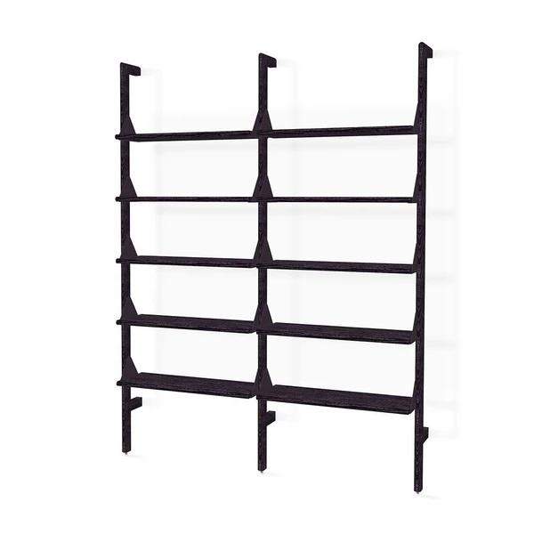 GUS Branch-2 Shelving Unit Upright Ash Black/Brackets Black/Self Ash Blonde 