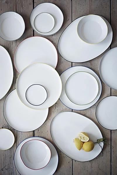 Canvas Home Abbesses Small Plate - Set of 4 Blue 