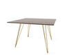 Tronk Williams Dining Table - Square Small Walnut Mustard