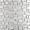 Ann Gish Metallic Mosaic Pillow In Platinum