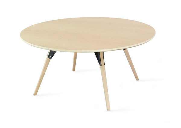 Tronk Clarke Coffee Table - Circular Small Walnut Black