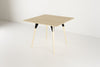 Tronk Clarke Dining Table - Square Small Maple Black