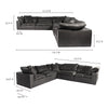 Moe's Clay Classic L Modular Sectional