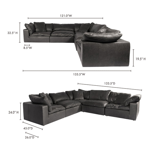 Moe's Clay Classic L Modular Sectional