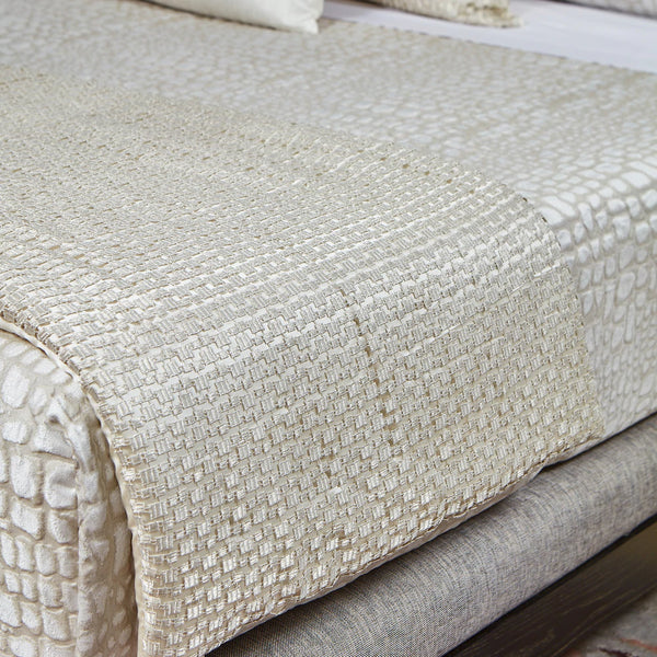 Ann Gish Metallic Mosaic Throw