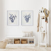 Napa Home & Garden Matched Pair Floral Prints - Set Of 2