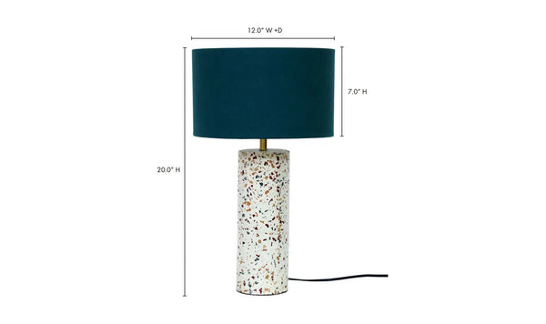 Moe's Terrazzo Cylinder Table Lamp