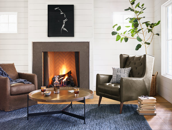 Four Hands Banks Swivel Chair