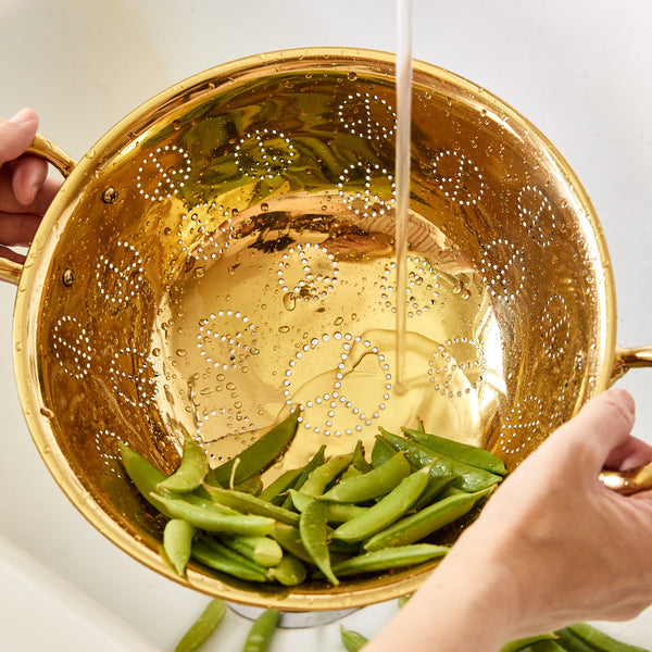 Sir Madam Brass Peace Colander