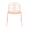 BEND Betty Stacking Chair Peachy Pink 