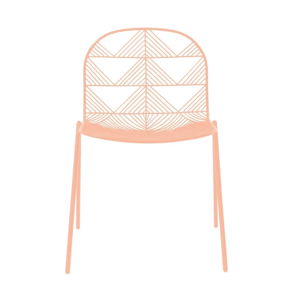 BEND Betty Stacking Chair White 