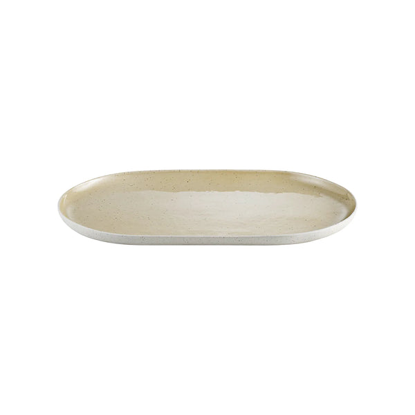 Blomus Sablo Ceramic Stoneware Oval Serving Plate