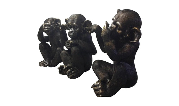 Moe's He Did It Chimps - Set of 3