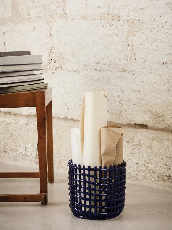 Ferm Living Ceramic Basket Small Cashmere 