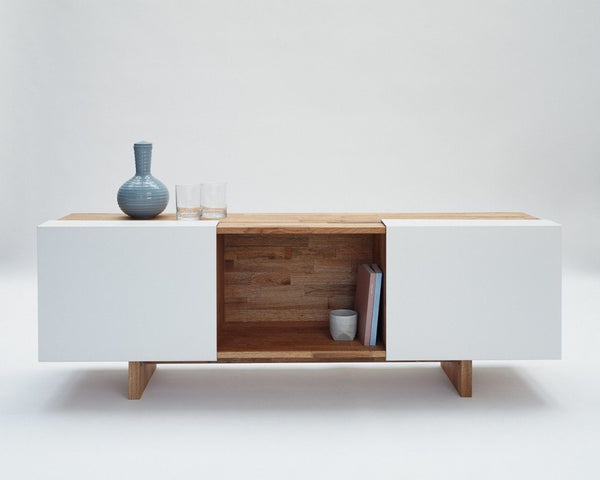 Mash Studios LAX 3X – With Base English Walnut White Gloss 