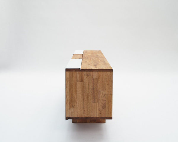 Mash Studios LAX 3X – With Base English Walnut White Gloss 