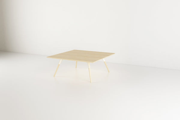 Tronk Clarke Coffee Table - Square Small Walnut Black