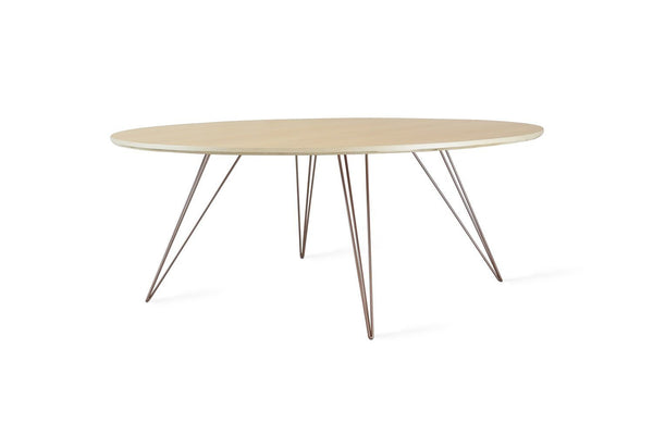 Tronk Williams Coffee Table - Circular Small Maple Blood Red