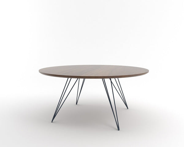 Tronk Williams Coffee Table - Circular Small Maple Blood Red