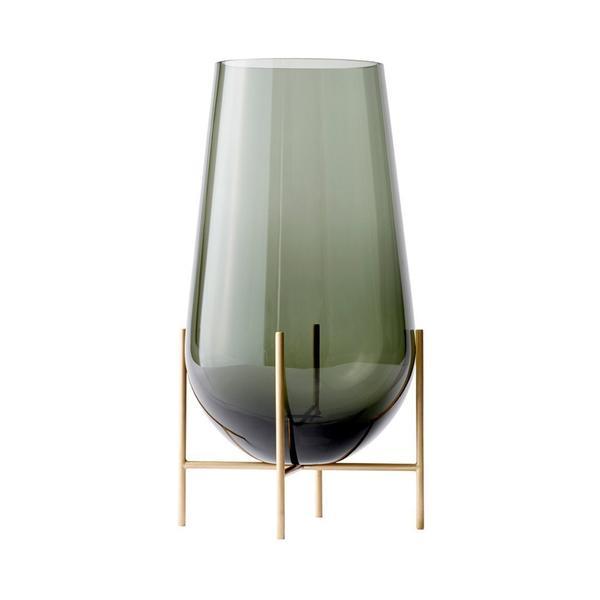 Menu Echasse Vase Small Smoked Glass 