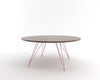 Tronk Williams Coffee Table - Circular Large Walnut Pink