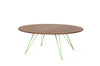 Tronk Williams Coffee Table - Circular Large Walnut Green